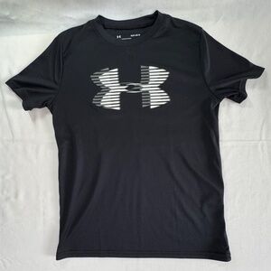 Under Armour HeatGear Athletic T-Shirt Crewneck YLG Youth Large Loose fit